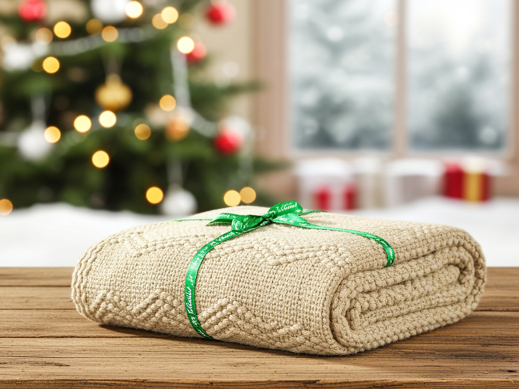 Cozy Knit Fabric Blanket - Gift Kits For You